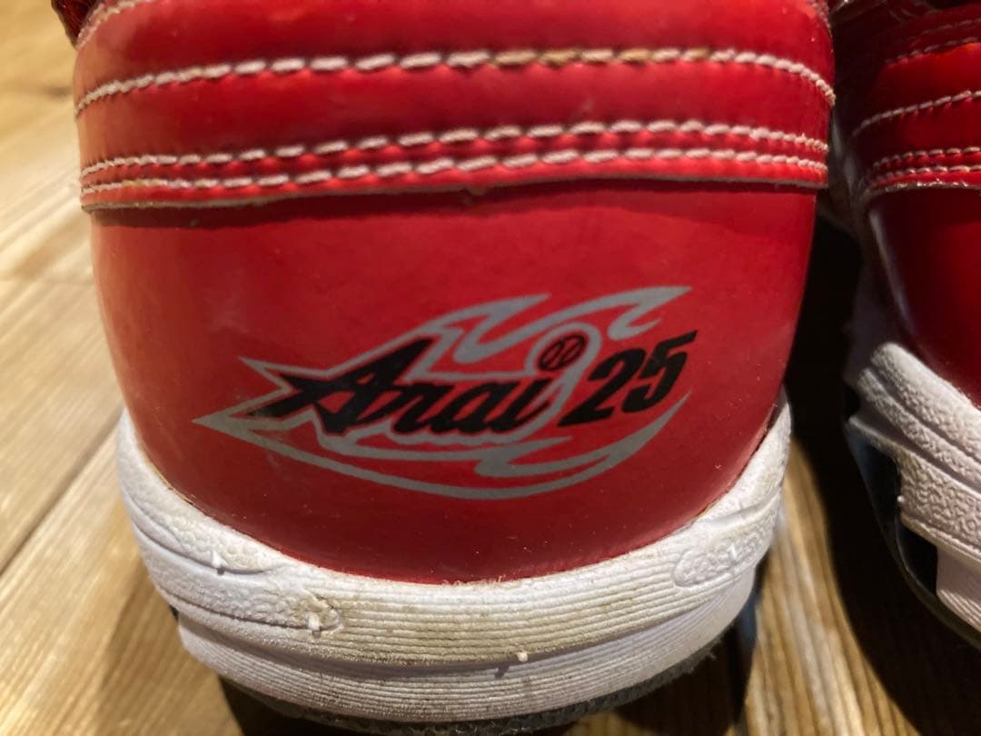 実使用　野球　スパイク　広島　ミズノ 楽天市場】29.0のみ ミズノ 野球 白スパイク ライトレボエリート