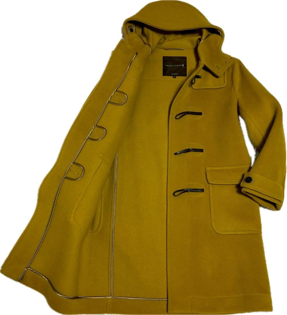 美品 マッキントッシュロンドン ダッフルコート ヘリンボーン