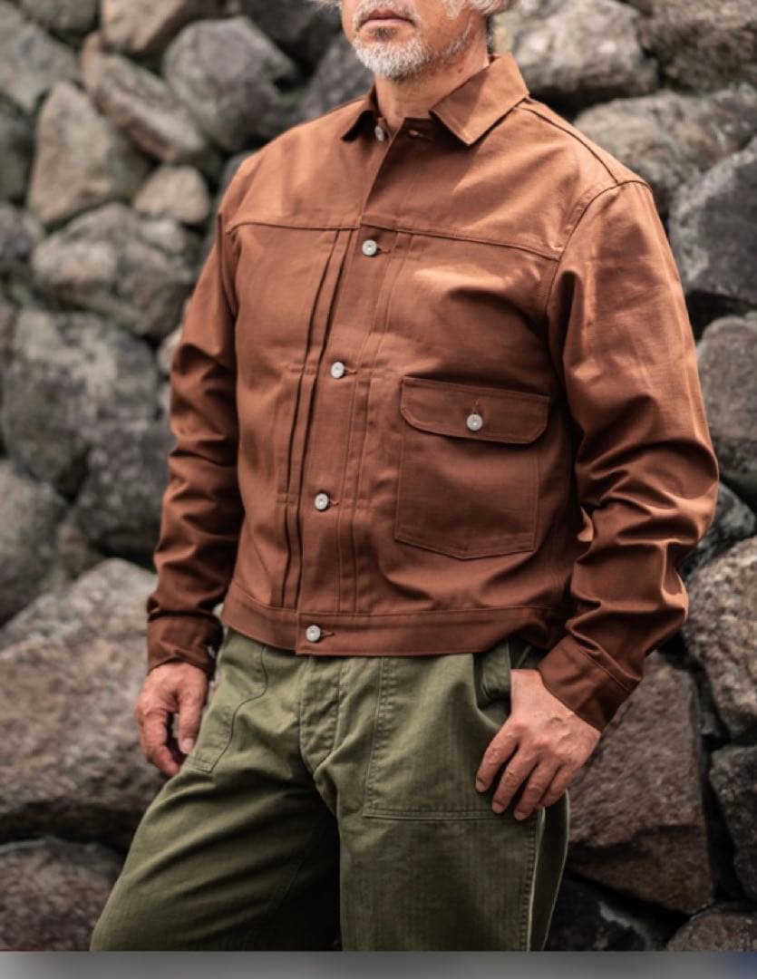 新品 BONCOURA ブラウンダック Gジャン 1st type - メルカリ