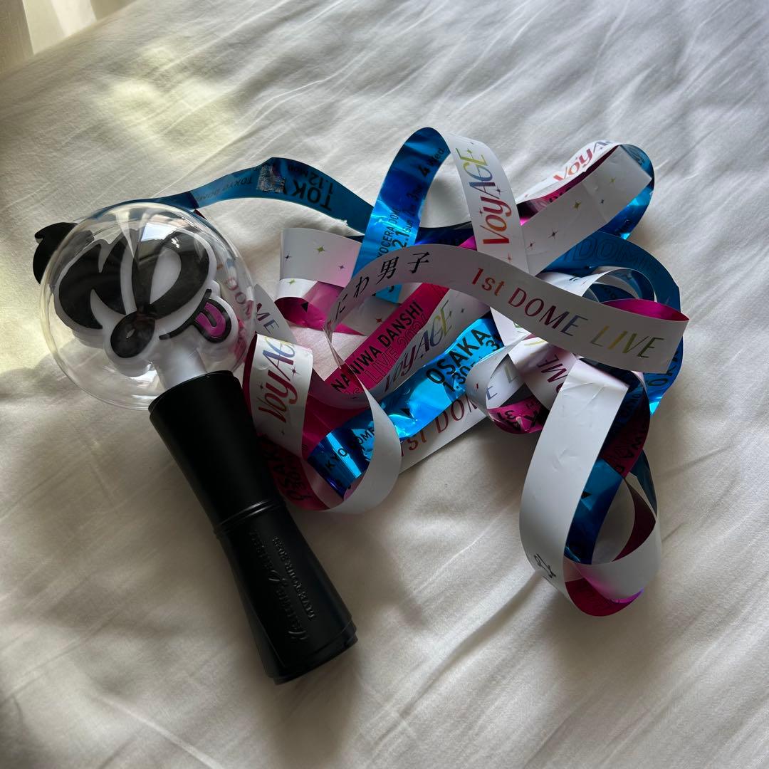 なにわ男子 VoyAGE ペンライト 銀テ - メルカリ