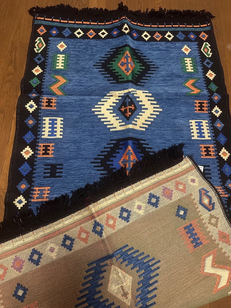 幾何学模様のカラフルラグ 80x150cm 楽天市場】幾何学 カラフル ラグの通販