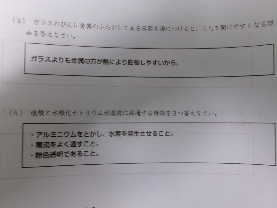 サピックス＊難関校SS特訓＊6年 理科／武蔵 対策プリント 6回＊記述