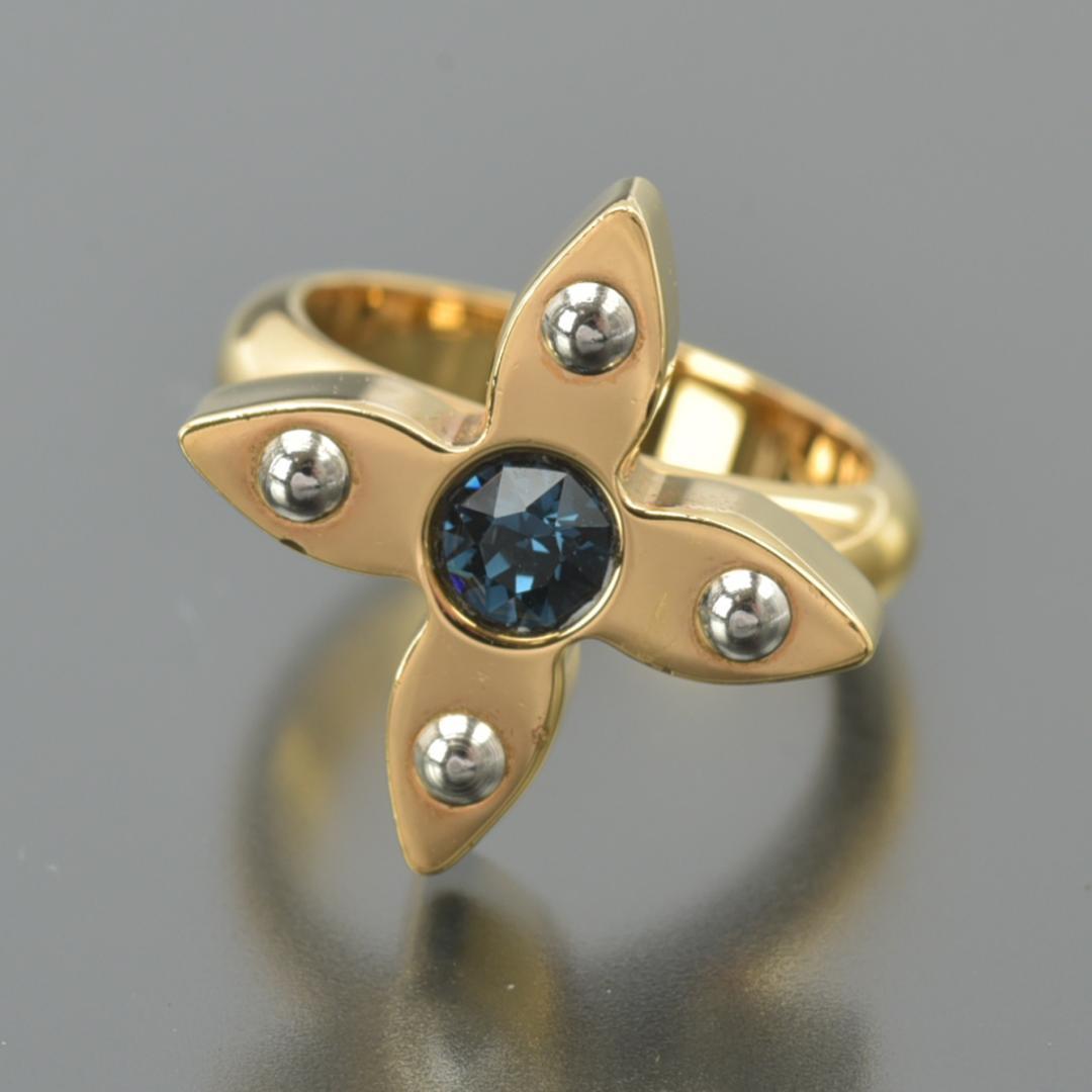 ルイヴィトン◇バーグラブレターズ リング S10号 モノグラムフラワー