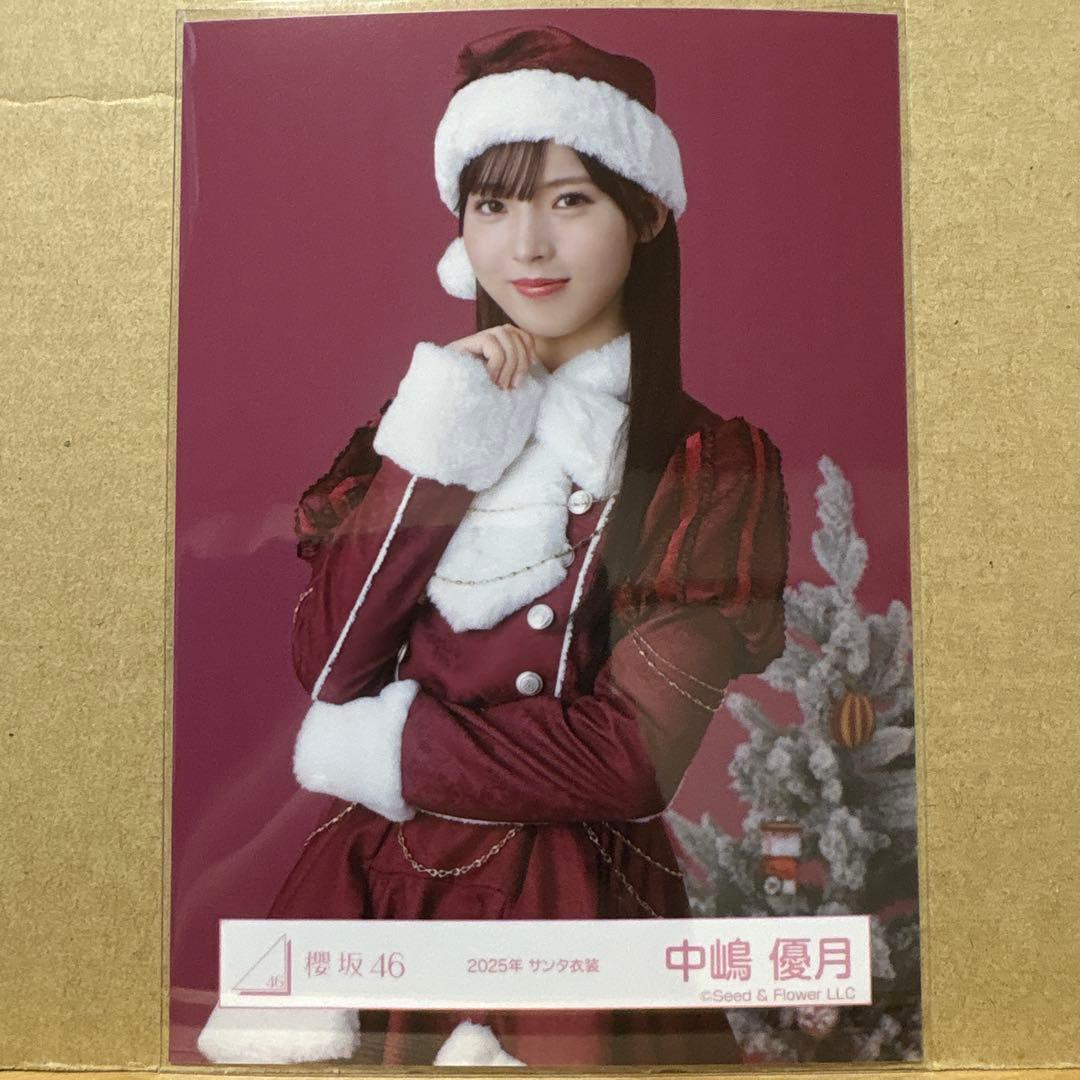 櫻坂46 2025年サンタ衣装 生写真 中嶋優月 チュウ - メルカリ