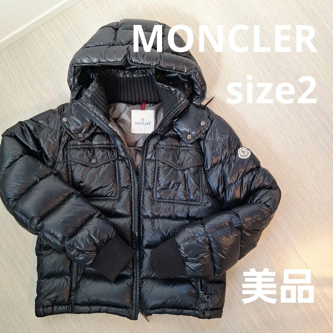 MONCLER ダウンジャケット size2 モンクレール ダウンジャケット メンズ VEZERE JACKET ブラック