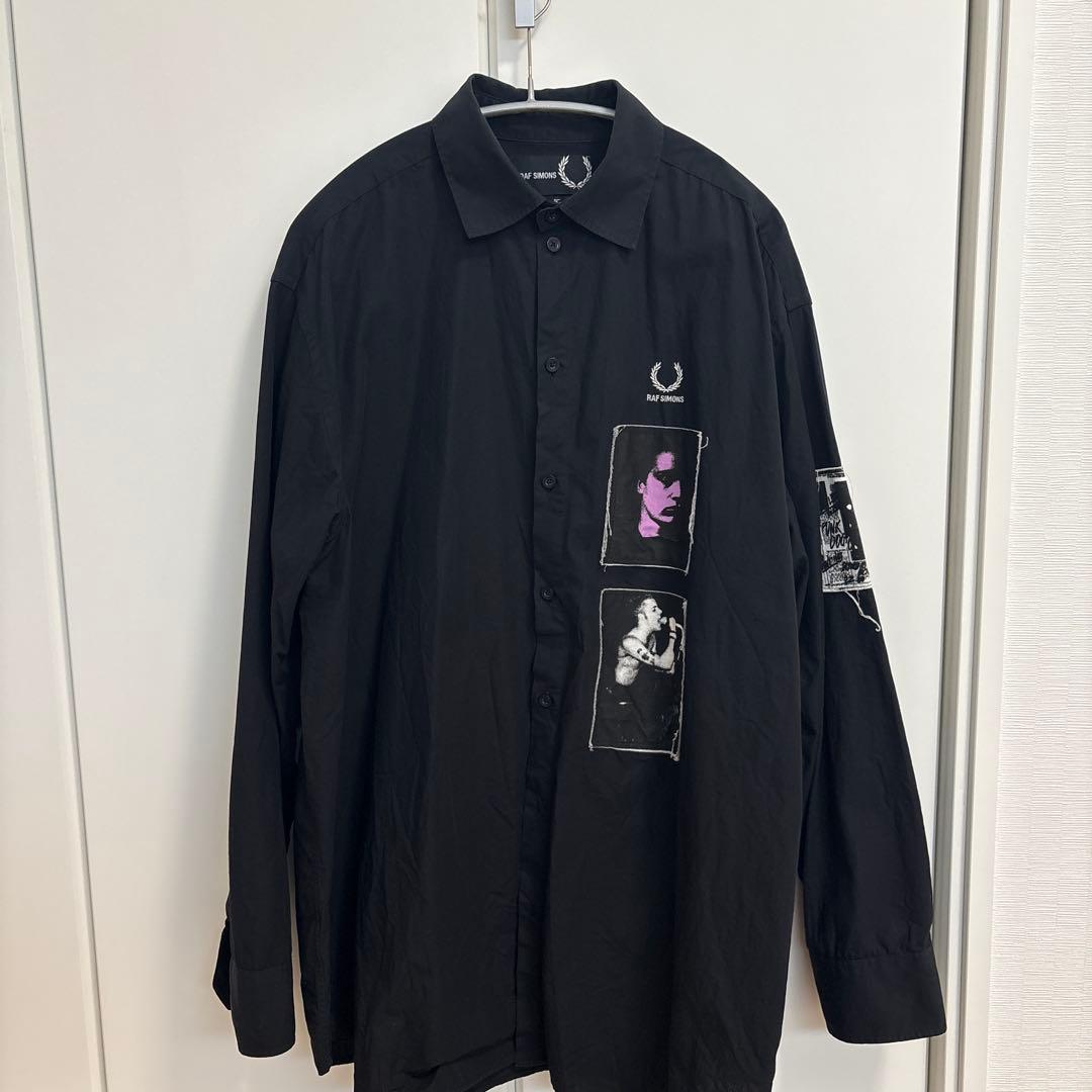 【限定品】Fred Perry x Raf Simons コラボシャツ FRED PERRY × RAF SIMONS フレッドペリー ラフシモンズ バックパッチ