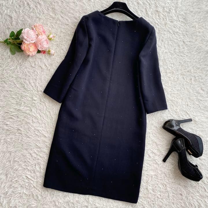 ユユササ様専用 極美品*FOXEY ひざ丈ワンピース ラインストー