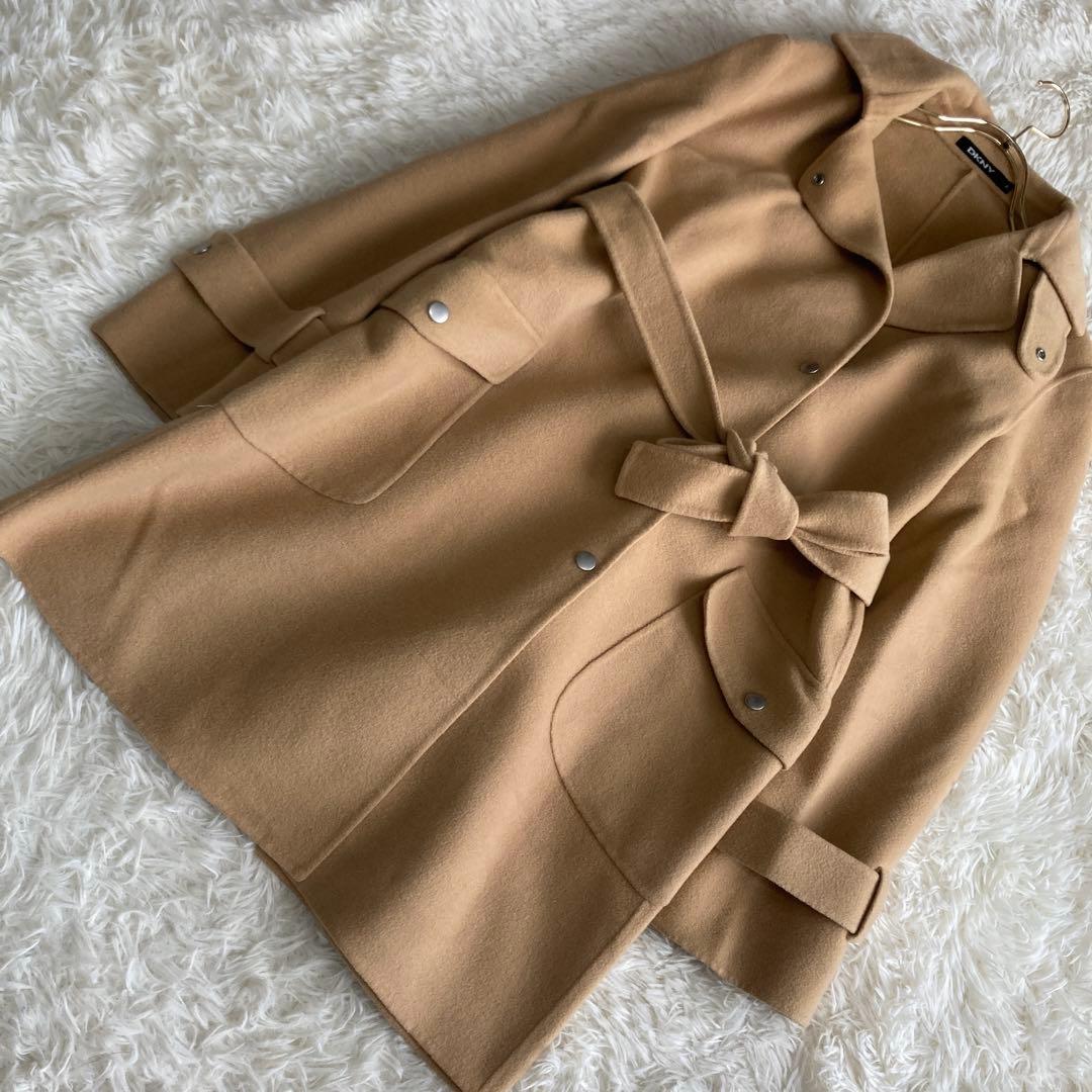 DKNY ウールコート キャメル 6 キレイめ アンゴラ 大人 ベルト付き 30066603_fpx.tif?$filterlrg$&