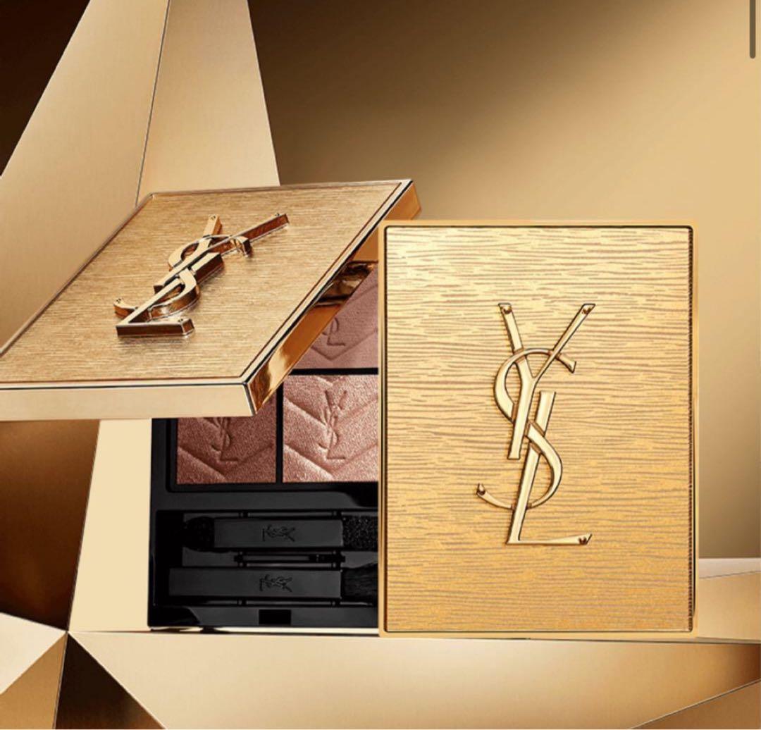 ラスト　ホリデー限定YSLイブサンローラン　クチュール ミニ クラッチ025 YSLホリデー】ブルベ夏にぴったり！クリスマス限定のクチュール ミニ