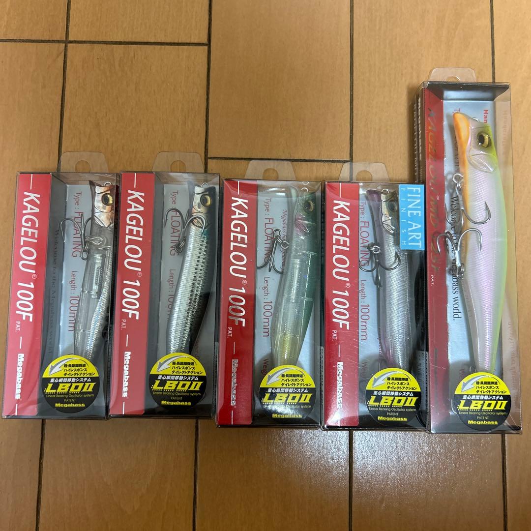 メガバス　カゲロウ100F4個 & MD125F KAGELOU MD 125F | Megabass-メガバス