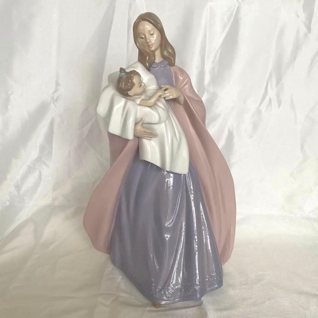 リヤドロ　赤子と母　陶器　せともの　NAOシリーズ　1300 楽天市場】リヤドロ社の人気ブランド NAO スペインの手作り陶器人形 恋