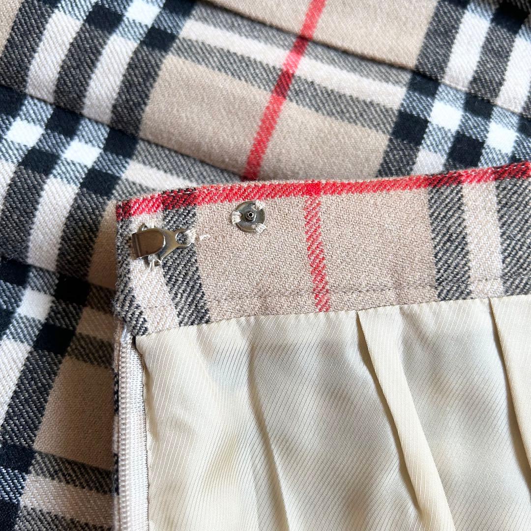 BURBERRYバーバリー プリーツスカートロング ノバチェック ベージュ 7