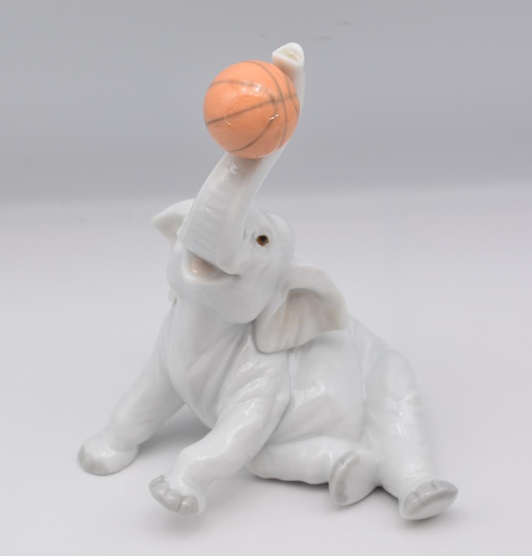 幸運の象 ＃8036／8393 2体セット ☆リヤドロ スペイン ポーセリン