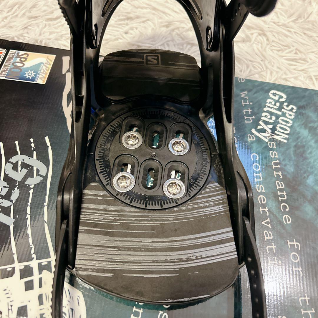 美品】SPOON×SALOMON スノーボード バインディング 2点セット