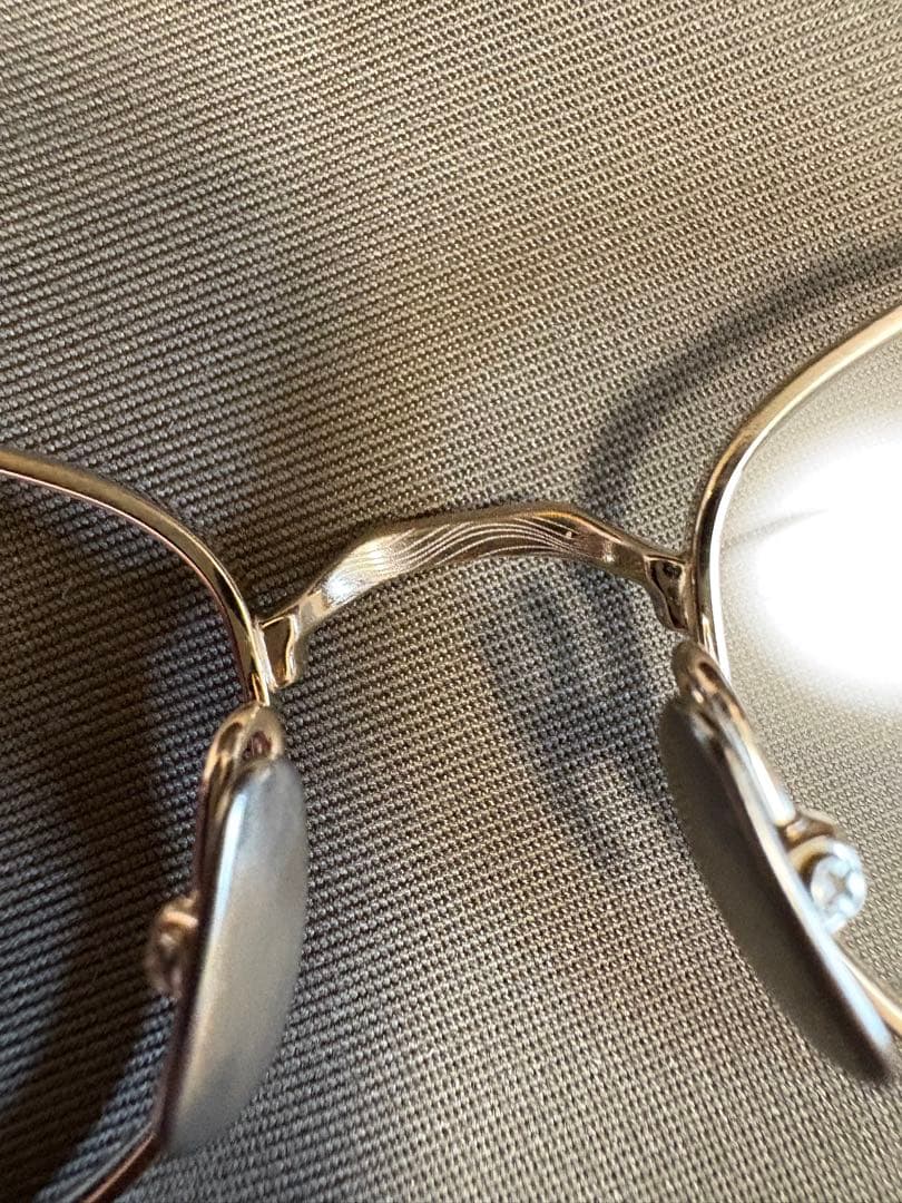 極上美品 金子眼鏡KM-93 メガネ BWG フルチタン