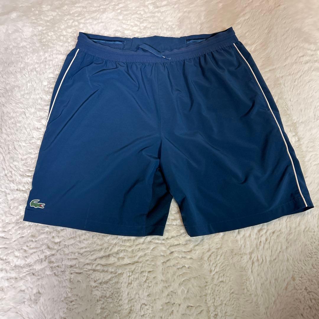 LACOSTE NOVAK DJOKOVIC ネイビーショートパンツ US M - メルカリ