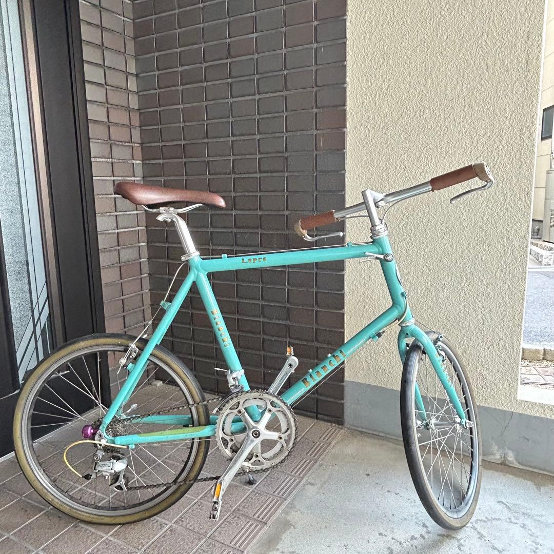大阪鶴見区直接引取り ビアンキ ミニベロ8 Lepre チェレステ