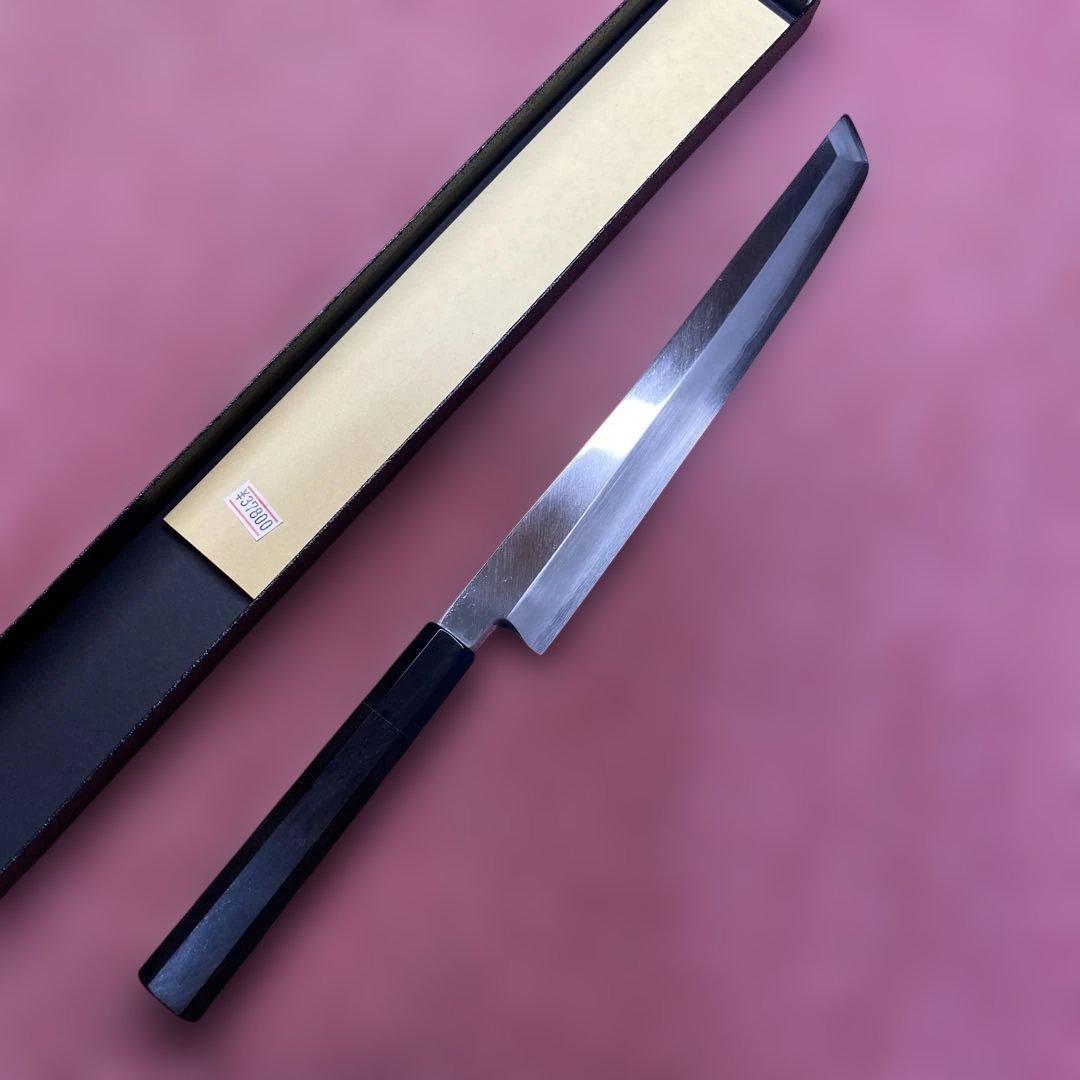 銀三 先丸柳刃包丁 240㎜ 8寸 - メルカリ