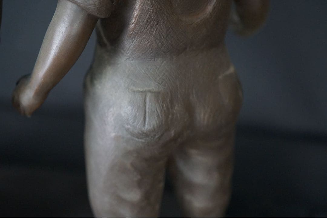 彫刻家 玉野勢三 作 ブロンズ『しあわせの詩II』大型作品 作家保存版