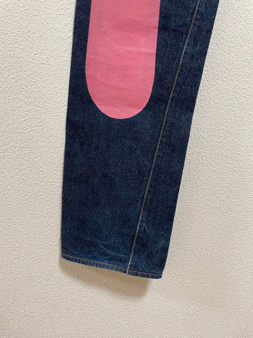 EVISU No.1 Lot.2001 W29×L35 ピンク大黒 ビッグカモメ - メルカリ