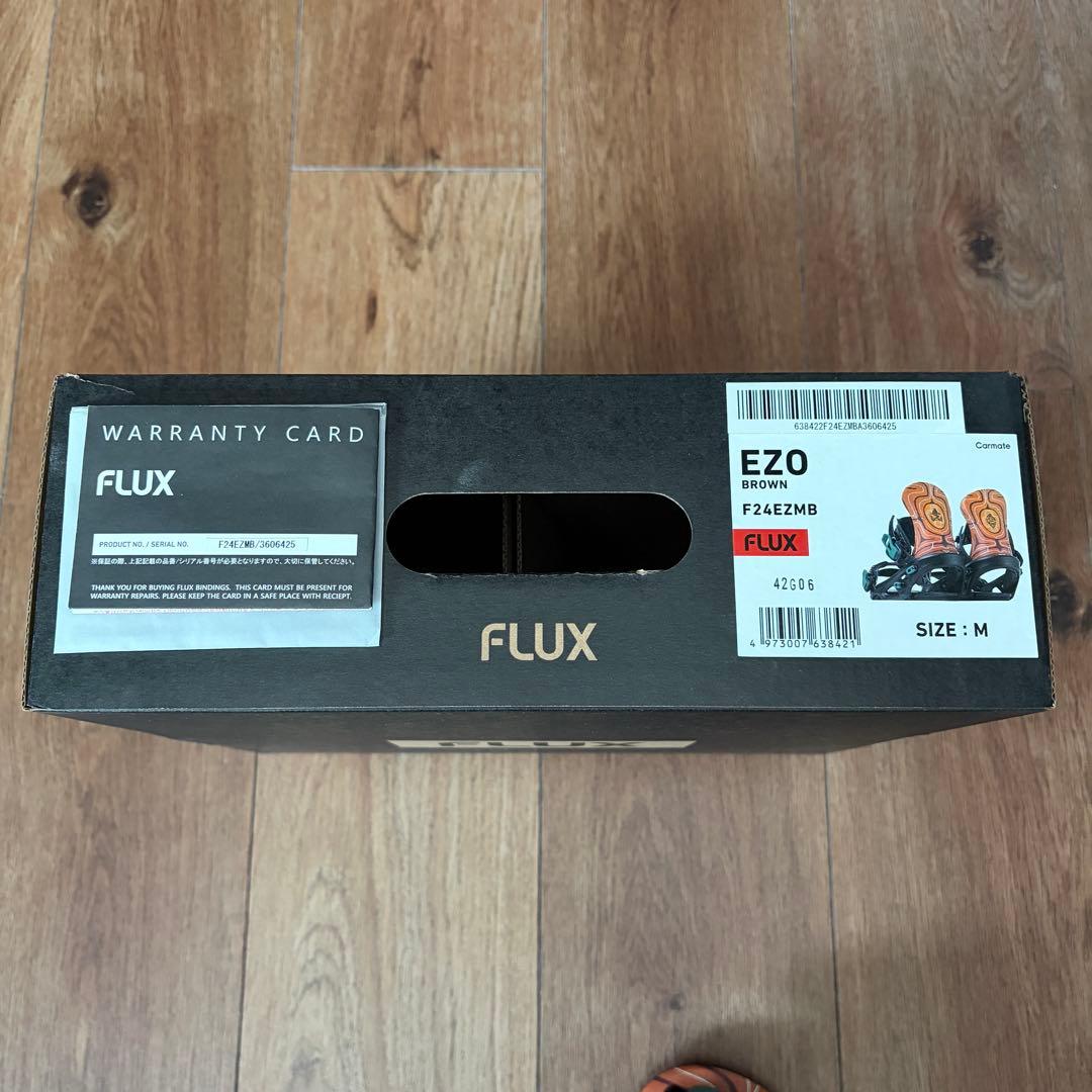 美品】限定品 FLUX EZO バインディング Mサイズ 箱・証明書付き