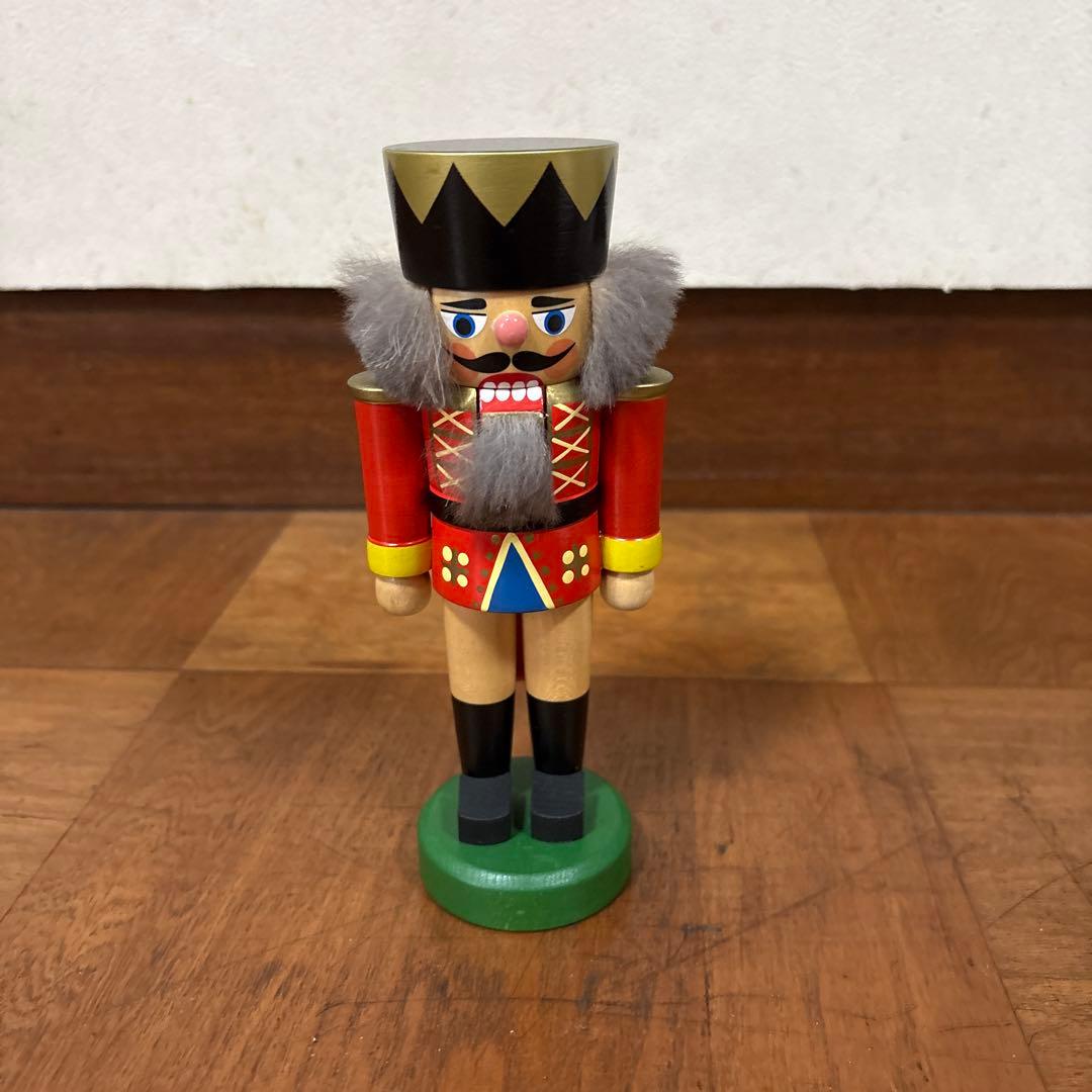 木製 くるみ割り人形 約17cm ドイツ製 ドレゲノ社 - メルカリ