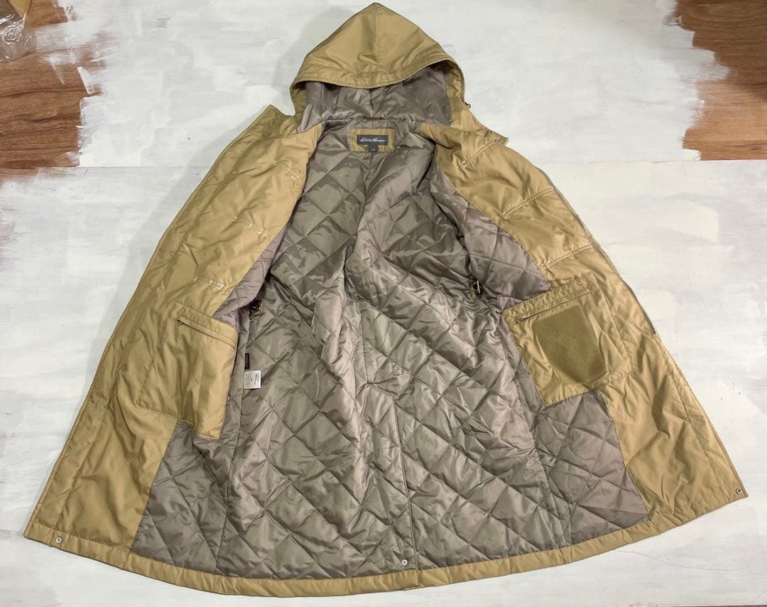 美品 EddieBauer 中綿 ダッフルコート thermolite パーカー