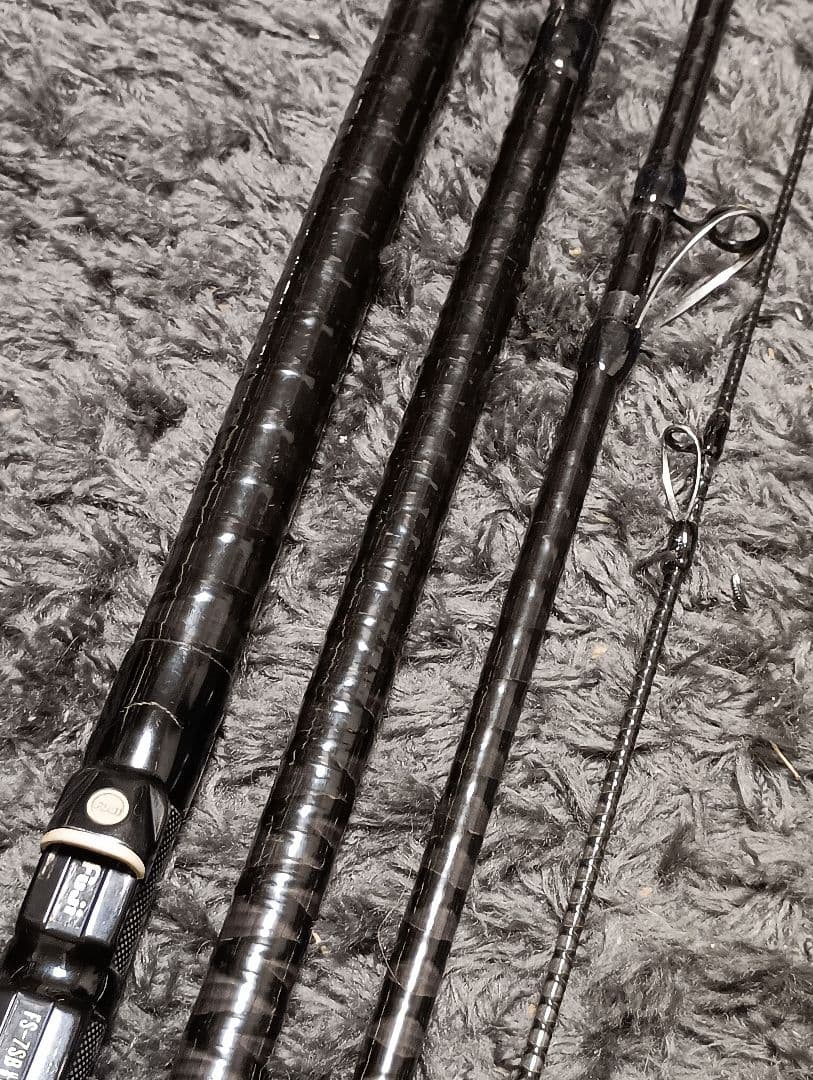 シマノハイパワーXスーパーサーフカスタム450EX！4本継ぎ投げ竿ガイド