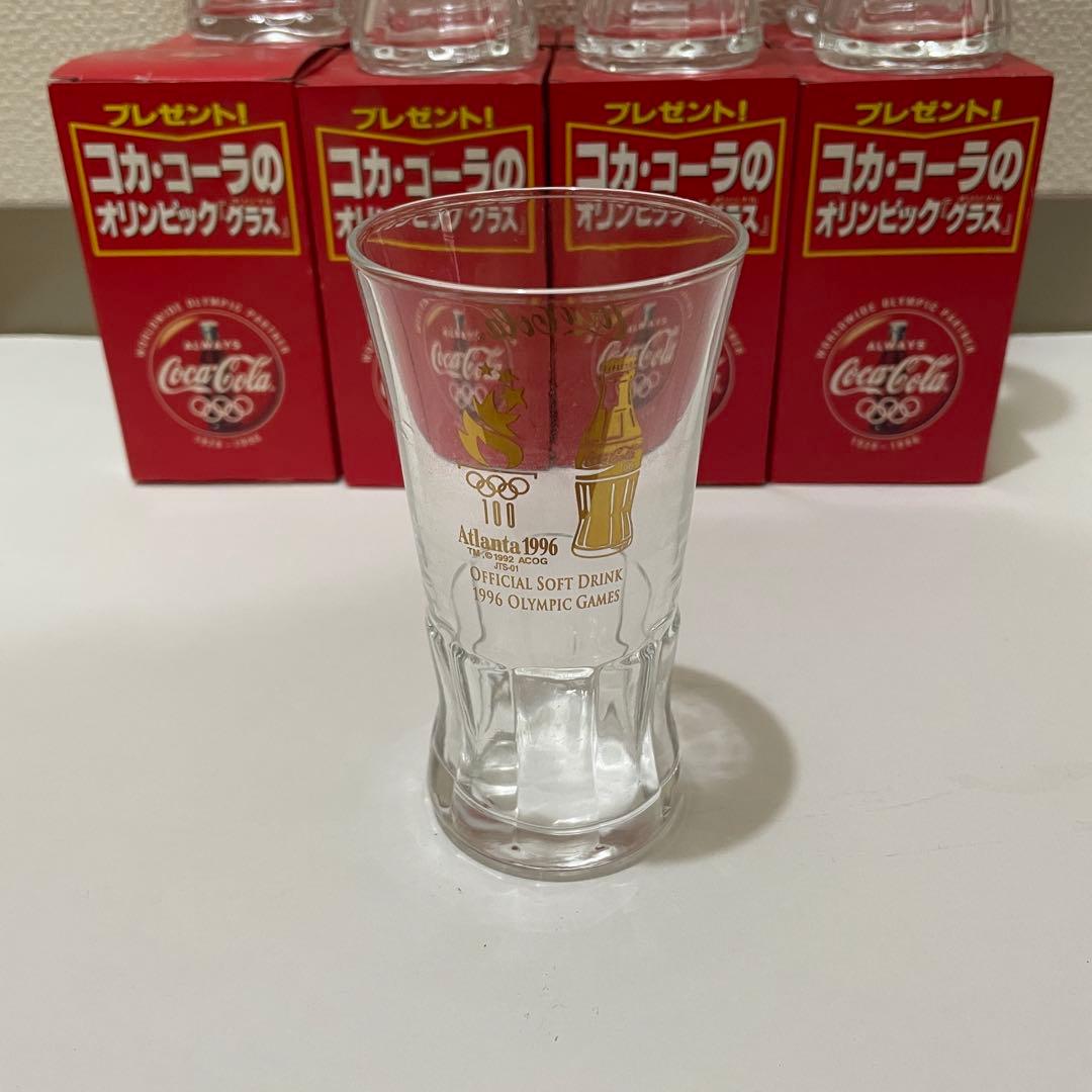 コカコーラ アトランタオリンピックグラス 8個セット レトロ