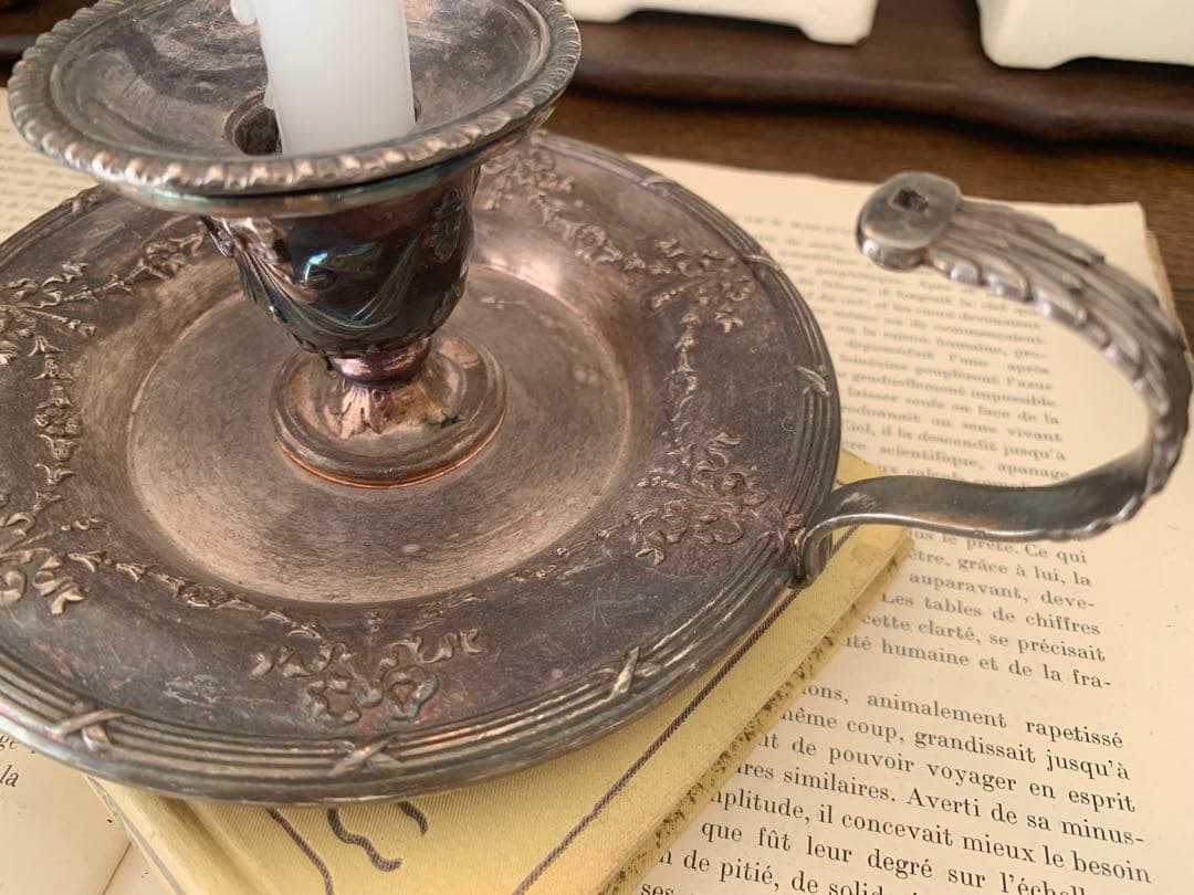 イングランド キャンドルホルダー ブロカント