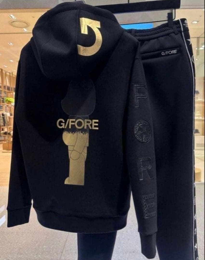 g⁄fore g/fore パーカー ブラック Mジーフォア 即日発送 パーカー 黒 M