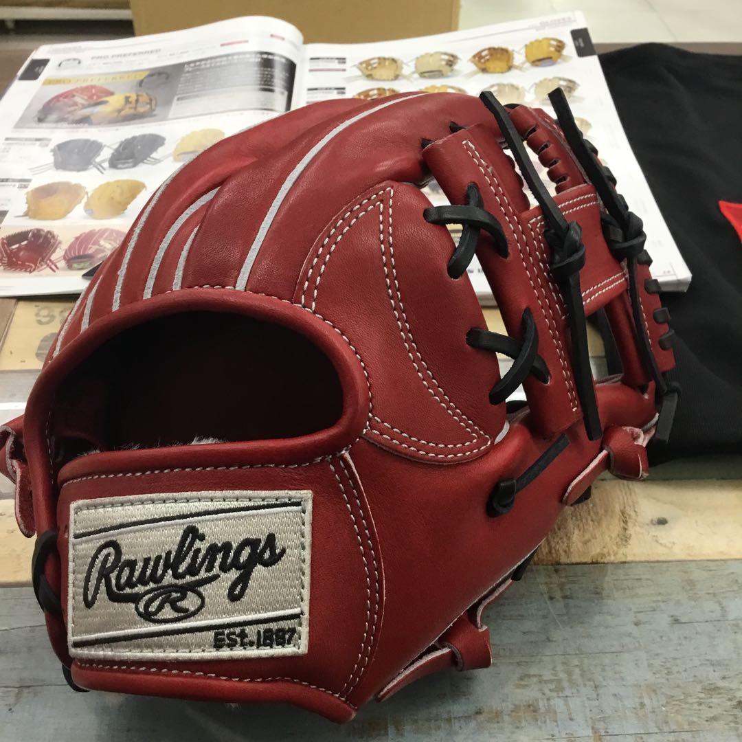 ローリングスプロプリファード硬式グローブ　湯もみ型付けサービス 湯もみ型付け込み/代引、後払い不可 】野球 ローリングス プロ