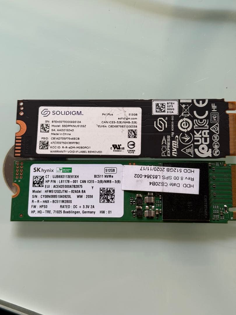 SOLIDIGMP41 Plus-SK hynixBC511 512GB SSD