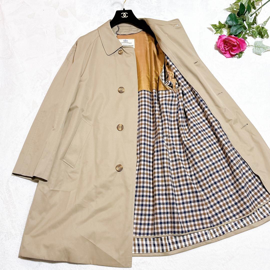 新品タグ付き✨ アクアスキュータム ステンカラーコート ベージュ