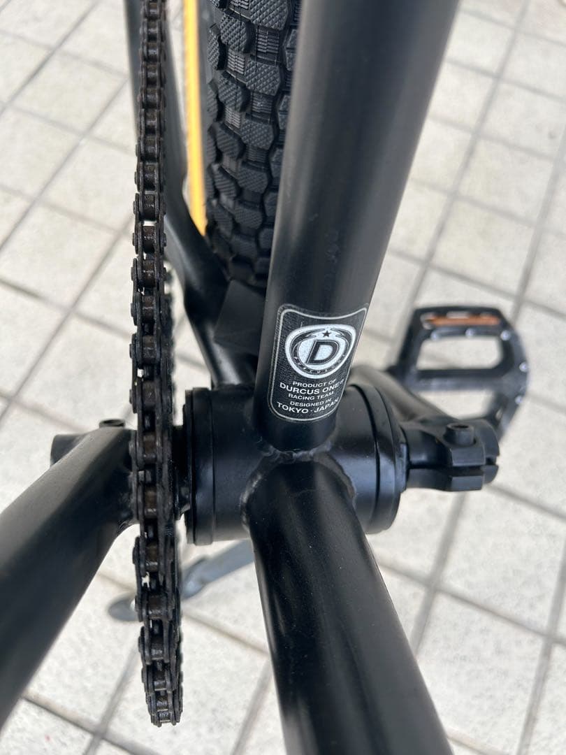 DURCUSONE BMX 24インチ 購入 フレームクロモリ 後タイヤ新品 理想的な