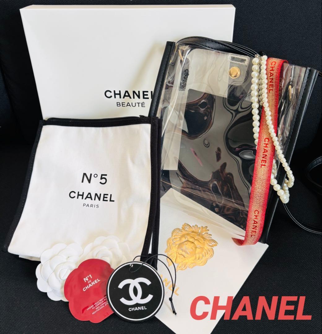CHANEL N°5 ノベルティポーチ 4点SET 透明ポシェットおまけ付き