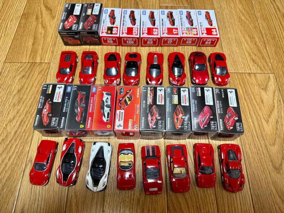 トミカ フェラーリまとめ売り トミカ］【フェラーリ セット】まとめ売り！〈絶版・初回限定含む