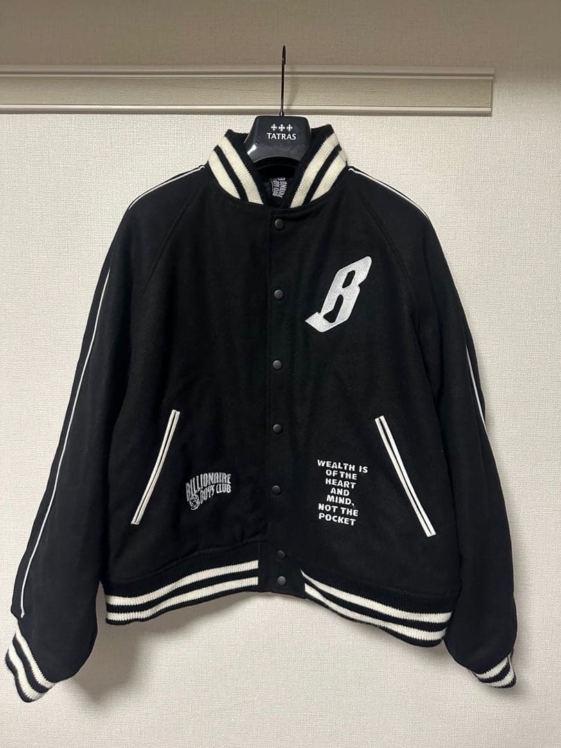 Billionaire Boys Club スタジャン ブラック MANASTASH（マナスタッシュ） MANASTASH x BILLIONAIRE BOYS CLUB x