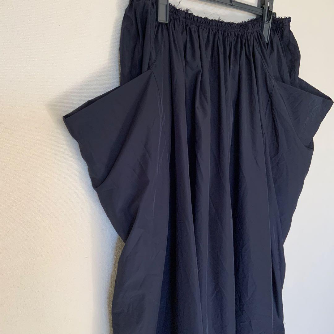 《美品》コムデギャルソン コムコム ポリエステル　フレアスカート