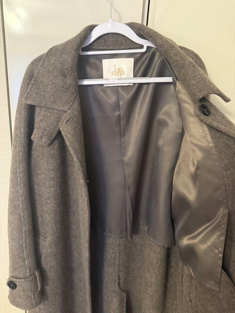 レニーナ Lenina ANDY balmacaan handmade coat - メルカリ