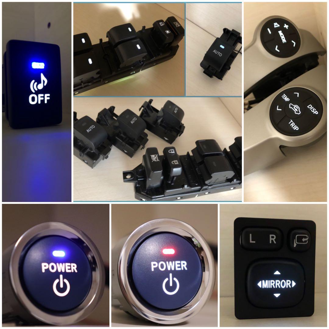 ZVW30 プリウス　後期　ステアリング　パワーウィンドウ　LED打ち替え5点 ZVW30 プリウス 後期 ステアリング パワーウィンドウ LED打ち替え5点