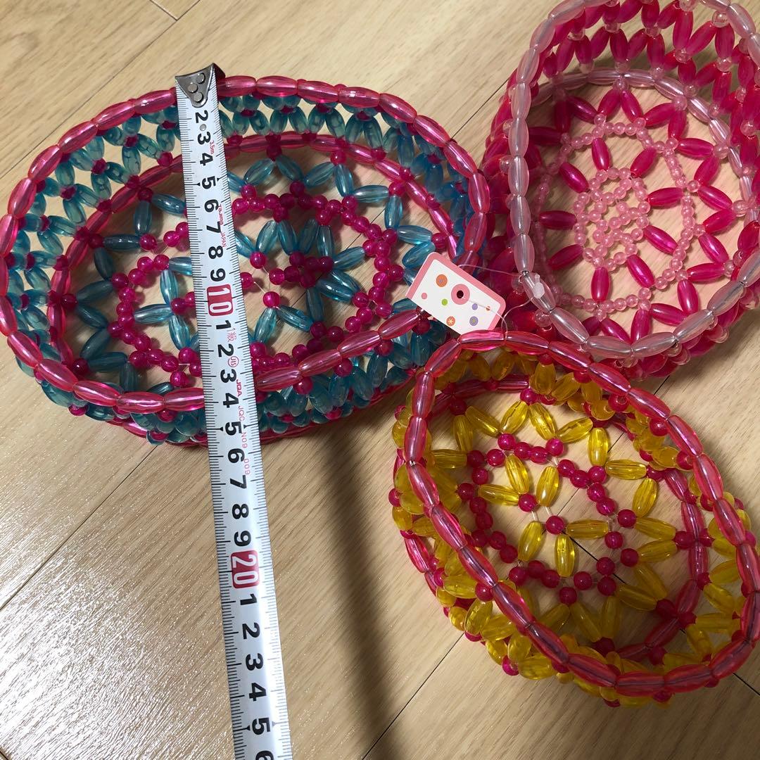 スイマー SWIMMER ビーズかご 3個セット - メルカリ