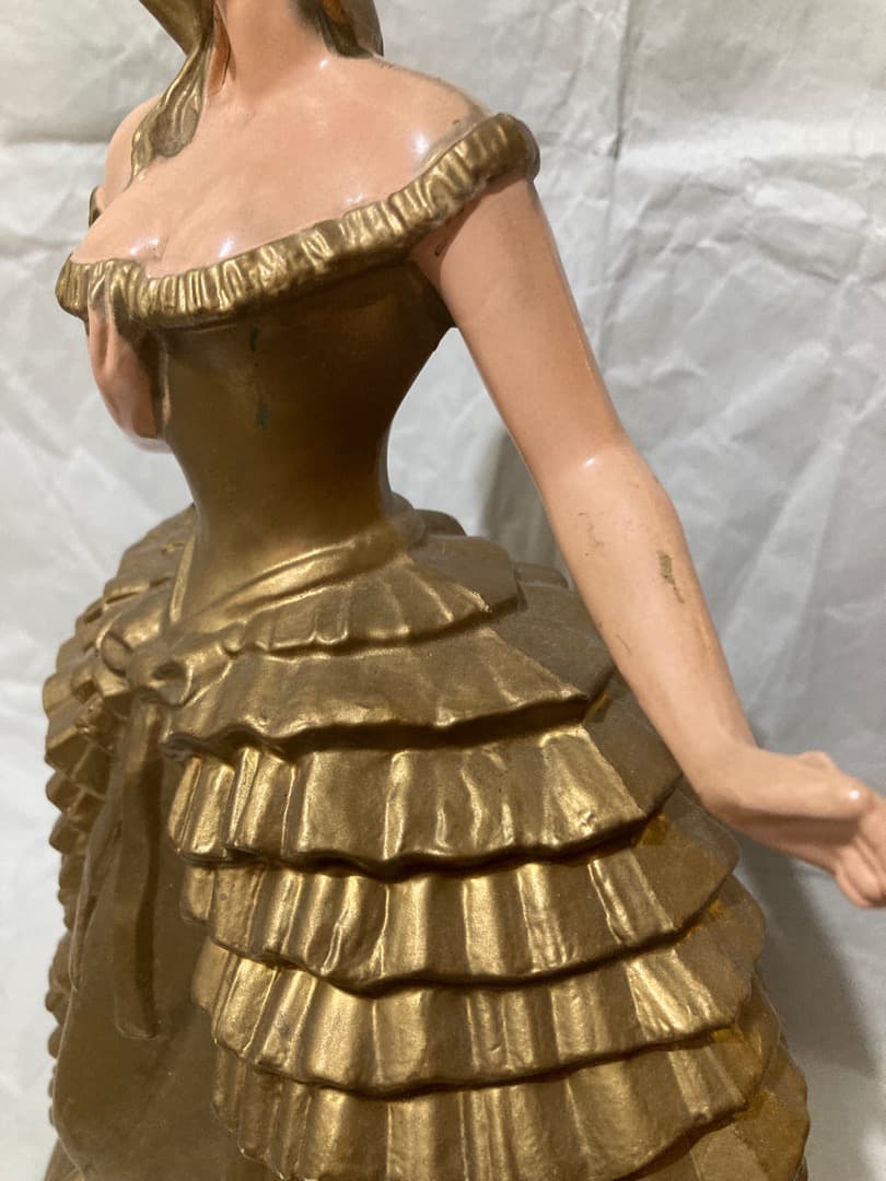 大きめ ヴィンテージ フィギュア 置物 バー 貴婦人 レディー 50年代？ 女性