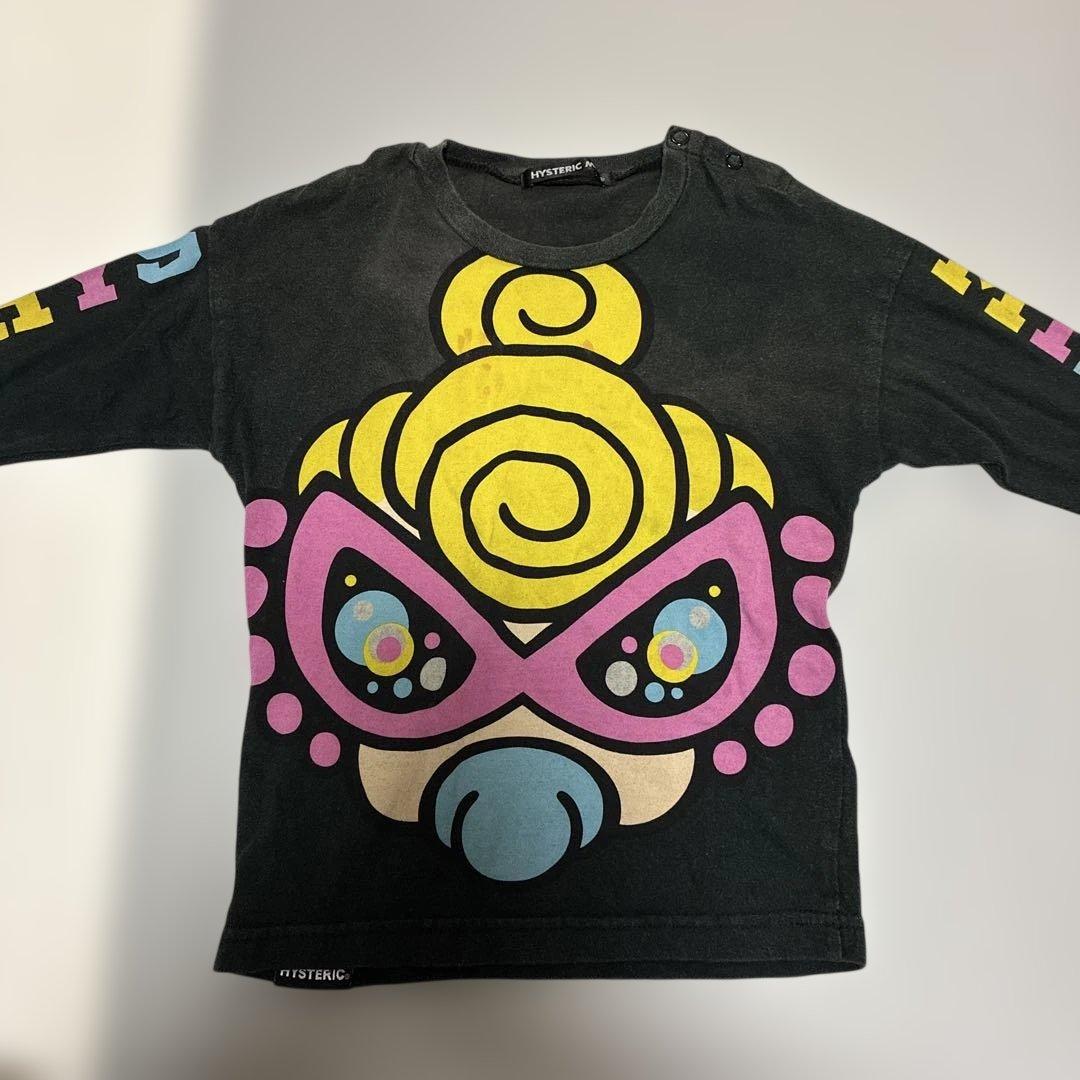 ヒステリックミニ ヒスミニ ロンT 90サイズ ブラック - メルカリ