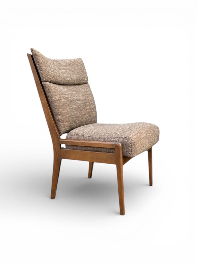 美品】ニトリ Nコレクション ダイニングチェア 天然木 布張り 1脚