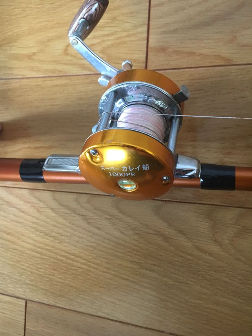 ロッド カレイ・ヒラメ用 リール付