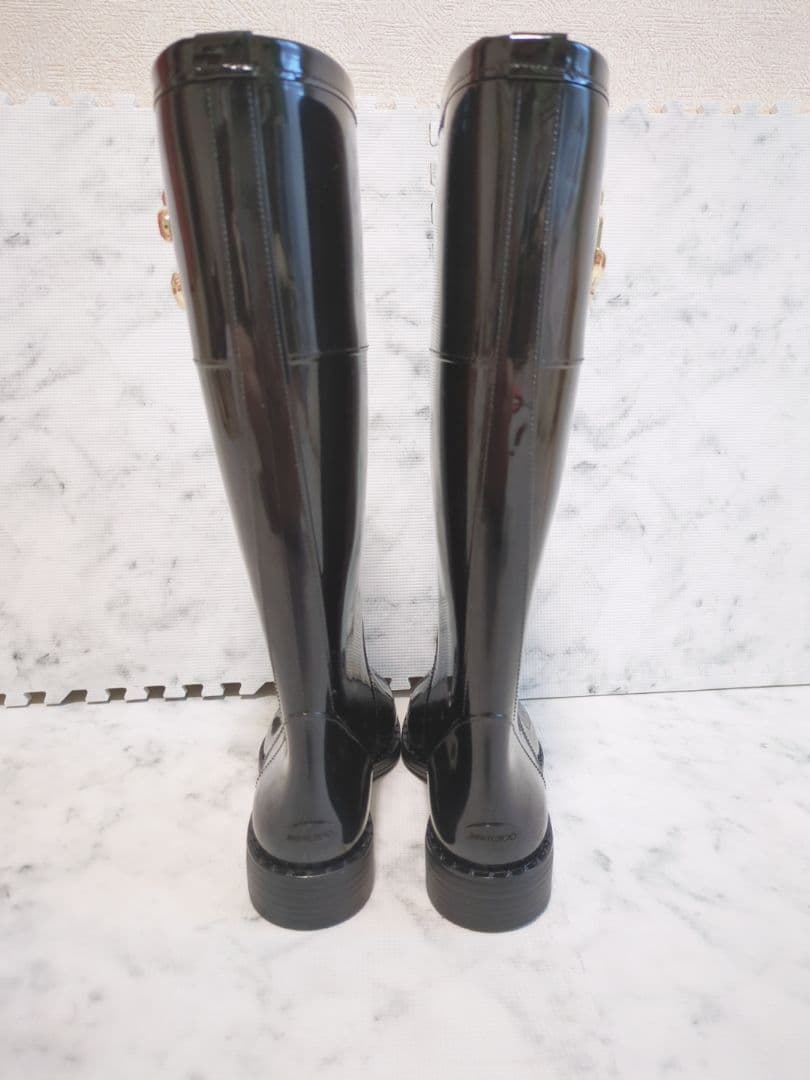 希少】JIMMY CHOO ウォータープルーフレインブーツ 完売品