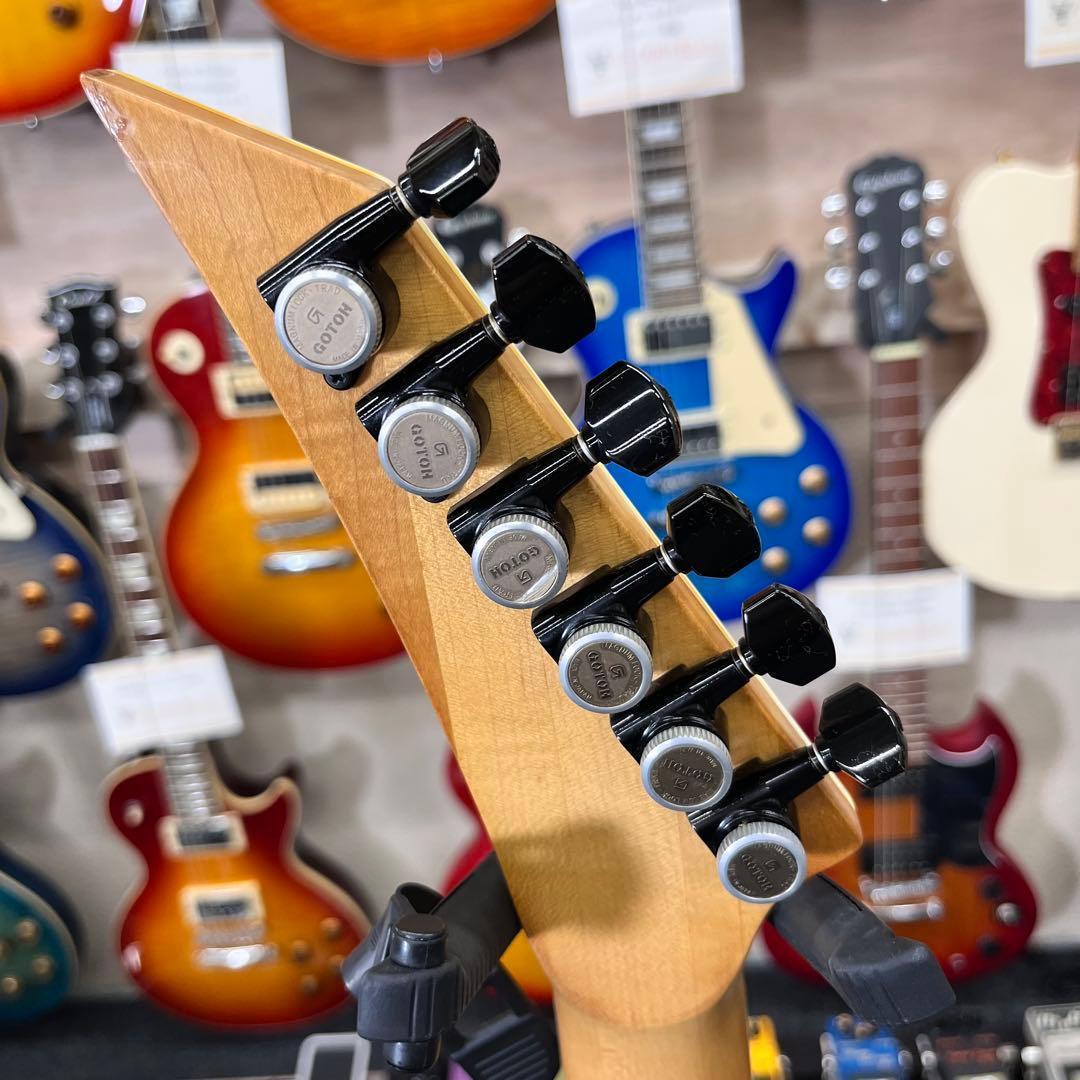 10338】 ESP King V フライング V 変形 角タッチアップあり - メルカリ