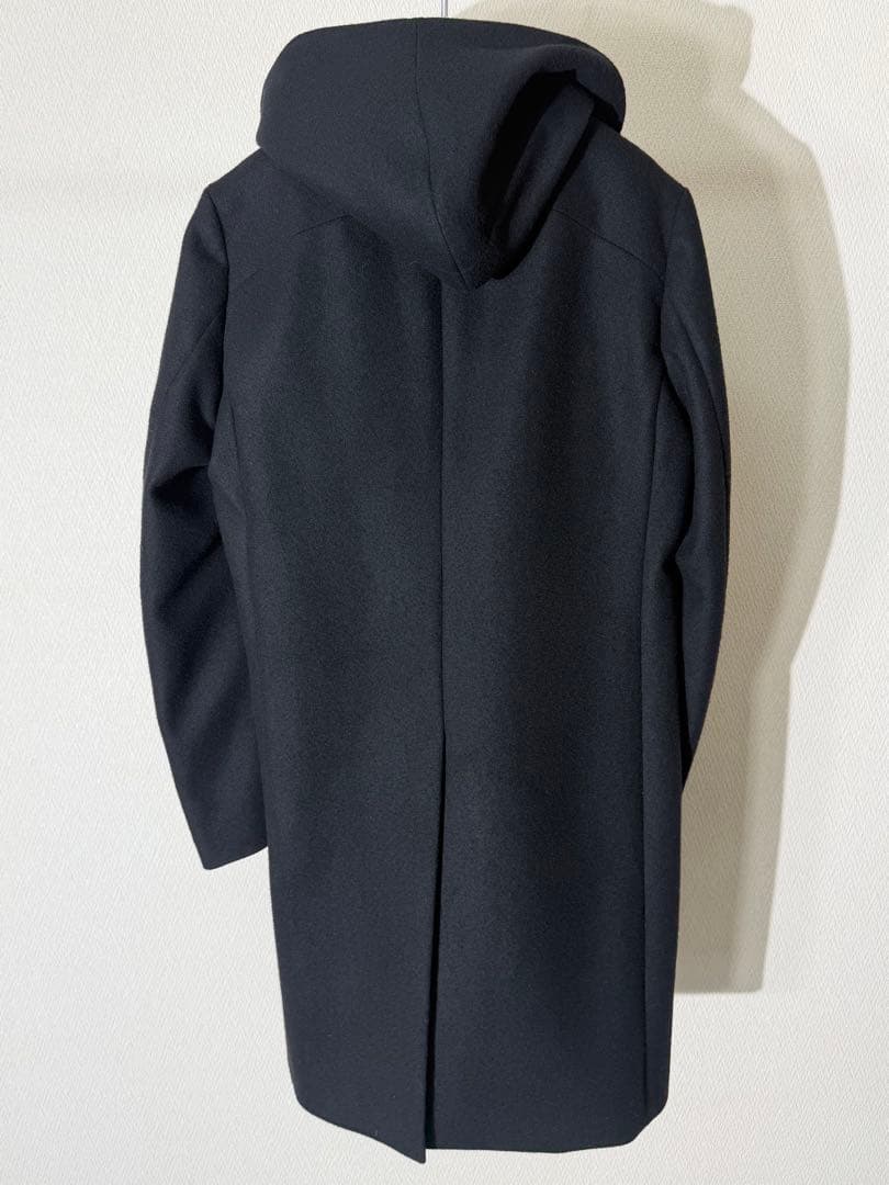 カズユキクマガイ フードドッキング チェスターコート ウール - メルカリ