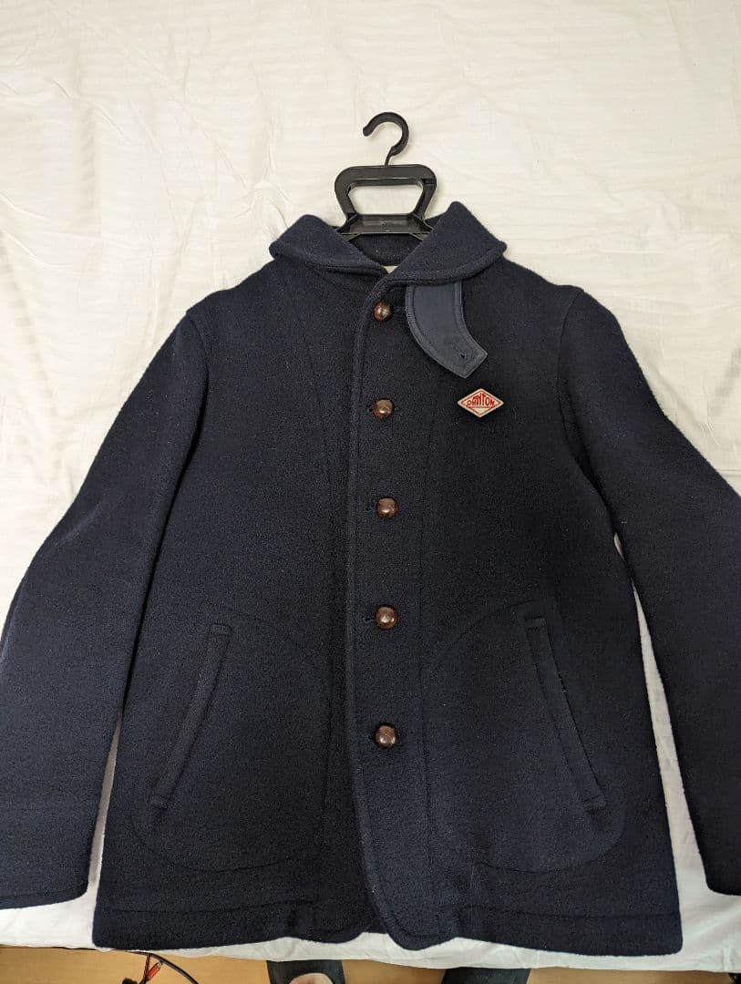 DANTON ラウンドカラー ウールモッサ シングルジャケット L108427201